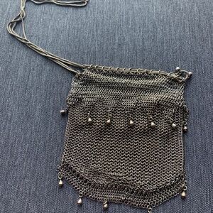 Edwardian drawstring coin purse
